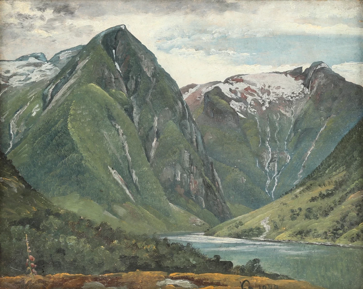 Dall'Esefjord a Balestrand a Sogn, 1833